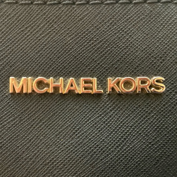 MICHAEL KORS Black Tote Bag W Side Pockets Classic Bag - Picture 9 of 16